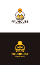 Fruit House Logo Template Screenshot 3