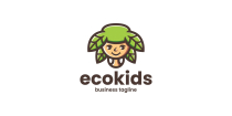 Eco Kid Logo Template Screenshot 1