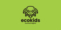 Eco Kid Logo Template Screenshot 2