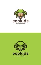 Eco Kid Logo Template Screenshot 3