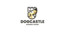 Dog Castle Logo Template Screenshot 1