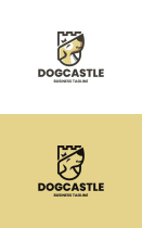 Dog Castle Logo Template Screenshot 3