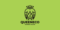 Leaf Lady Queen Logo Template Screenshot 2