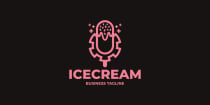Ice Cream Machine Logo Template Screenshot 2