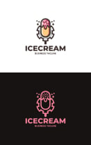 Ice Cream Machine Logo Template Screenshot 3