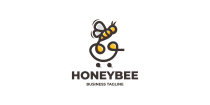 Sweet Honey Shop Logo Template Screenshot 1