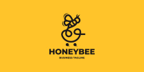 Sweet Honey Shop Logo Template Screenshot 2