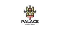 Creative Palace Paint Logo Template Screenshot 1