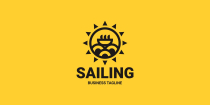 Summer Sailing Logo Template Screenshot 2