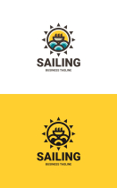 Summer Sailing Logo Template Screenshot 3