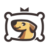 dog-pillow-logo-template