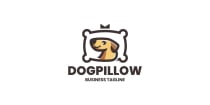 Dog Pillow Logo Template Screenshot 1