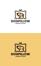 Dog Pillow Logo Template Screenshot 3