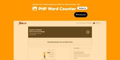 SCounter - Word Counter PHP Script