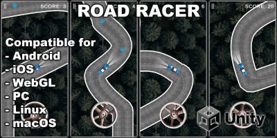 Road Racer- Street Driving - Complete Unity Game