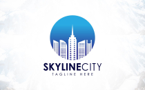 Creative Circle Skyline City Building Logo Design Screenshot 1