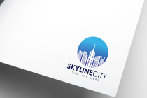 Creative Circle Skyline City Building Logo Design Screenshot 2