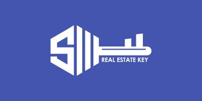 Letter S Real Estate Key Logo Design