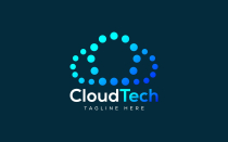 Digital Cloud Technology Logo Design Screenshot 1