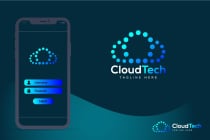 Digital Cloud Technology Logo Design Screenshot 5
