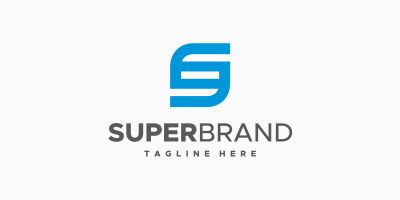 Super Brand - Letter S logo design template