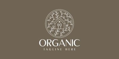 Organic Homemade Food Logo Design
