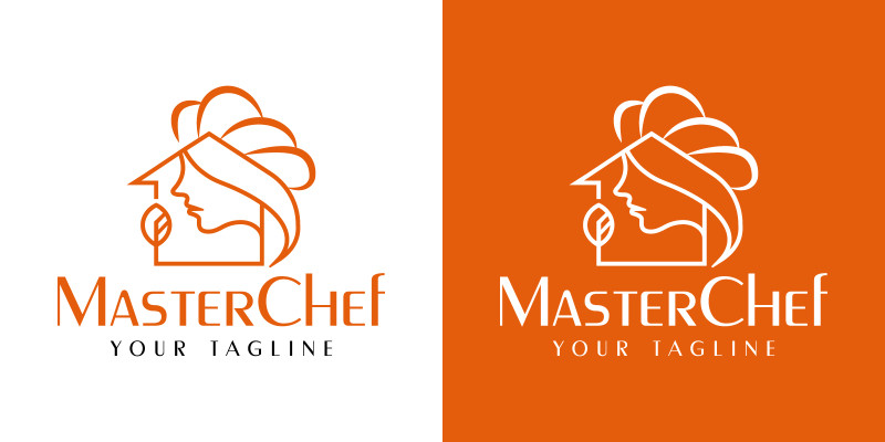 Miss MasterChef Organic Homemade Food Logo Design