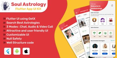 SoulAstrology - Flutter App UI Kit