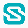 Sync Square - Letter S logo design template