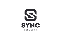 Sync Square - Letter S logo design template Screenshot 3