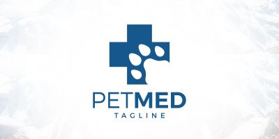 Veterinary Pet Medical Logo Design