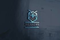 Hexa Owl Logo Pro Template Screenshot 1