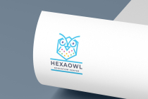 Hexa Owl Logo Pro Template Screenshot 3