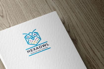 Hexa Owl Logo Pro Template Screenshot 4