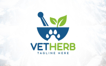 Veterinary Pet Herbal Medicine Logo Design Screenshot 1