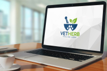 Veterinary Pet Herbal Medicine Logo Design Screenshot 3
