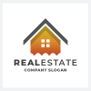Modern House Real Estate Logo
