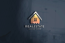 Modern House Real Estate Logo Screenshot 1