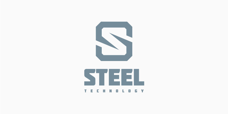 Steel - Letter S logo design