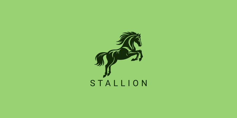 Horse Jumping Logo