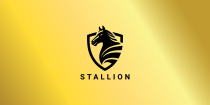 Horse Professional Shield Logo Screenshot 1