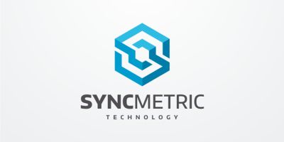 Sync Metric - Letter S logo design