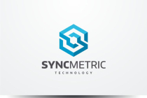 Sync Metric - Letter S logo design Screenshot 1