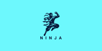 Ninja Samurai Logo Screenshot 1