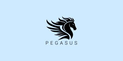 Pegasus Flying Logo