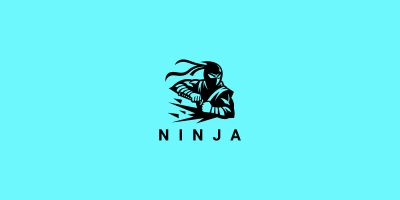 Ninja Fighting Logo