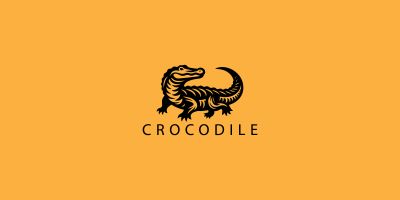 Crocodile Animal Logo