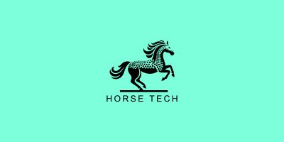 Horse Jumping Tech Logo