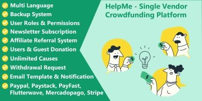 HelpMe - Single Vendor Crowdfunding Platform