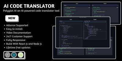 AI Code Translator Web Tool NodeJS